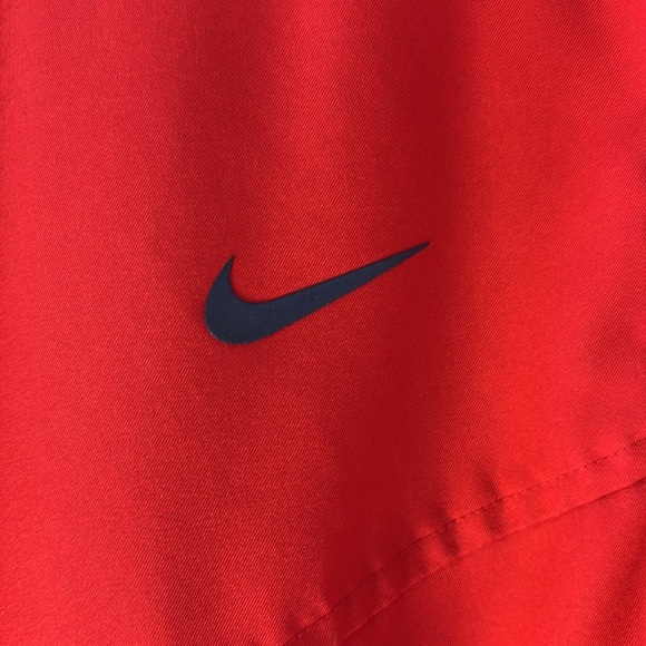 Nike Men's Lg “Go Nationals” Vrsity Red Full Zip Jacket Powered by Dri-Fit! EUC. - Picture 2 of 8